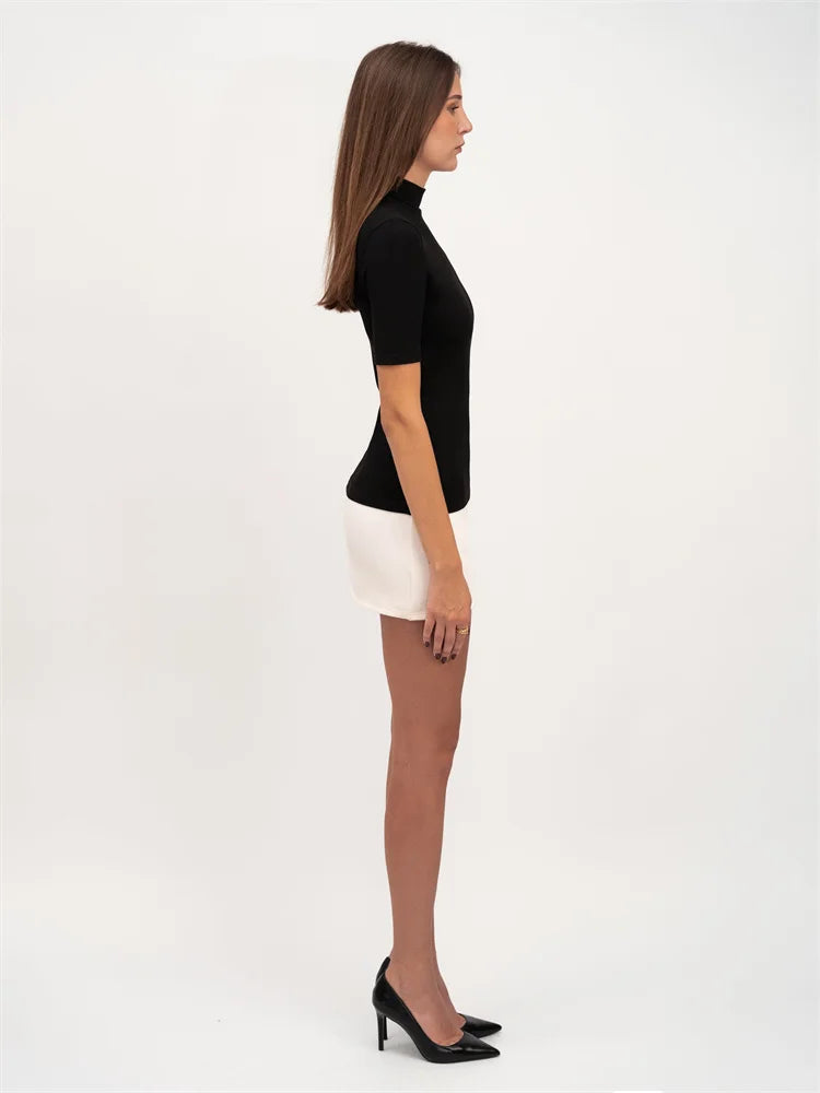Meg High Neck Mini Dress